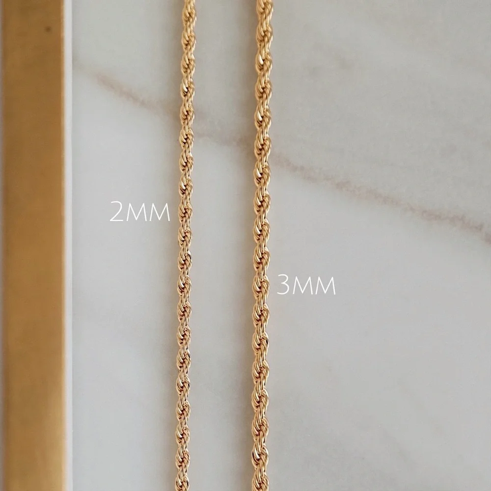 Hamptons Rope Chain | 18k Gold Filled - Picture 6 of 8